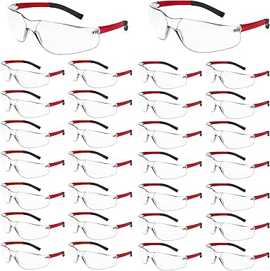 Safety Glasses for Men Women ANSI Z87.1 Safety Glasses Bulk Protective Eyewear Scratch-Resistant
