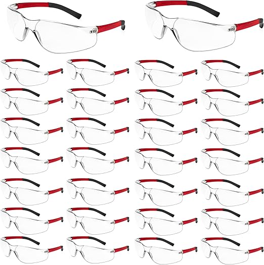 Safety Glasses for Men Women ANSI Z87.1 Safety Glasses Bulk Protective Eyewear Scratch-Resistant