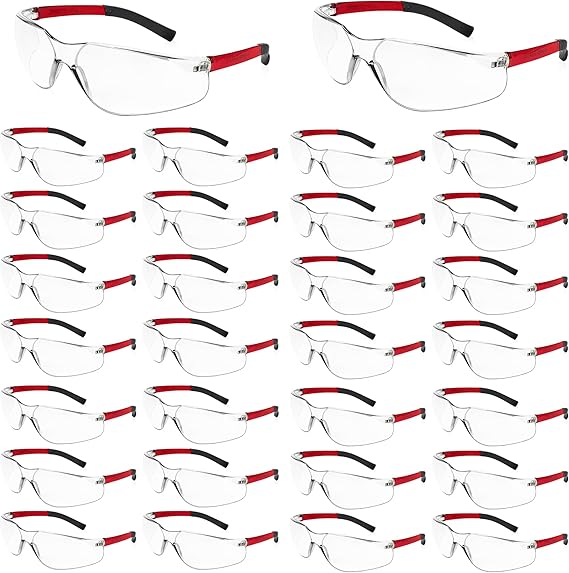 Safety Glasses for Men Women ANSI Z87.1 Safety Glasses Bulk Protective Eyewear Scratch-Resistant