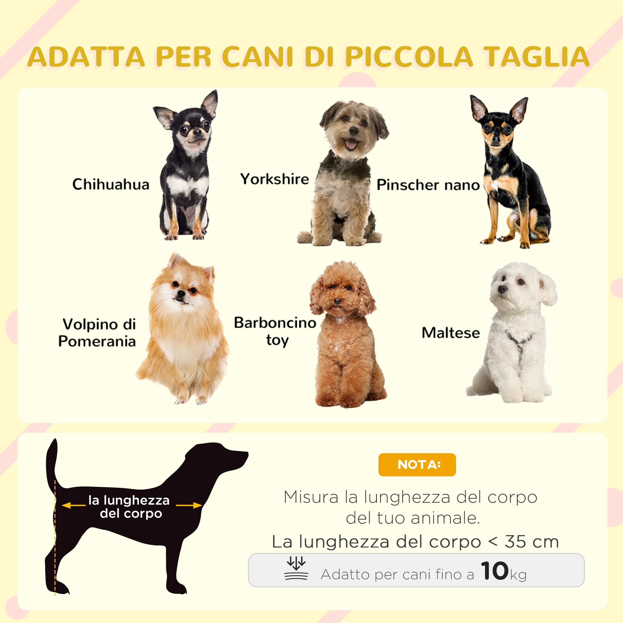 PawHut Cuccia per Cani Impermeabile da Esterno in Legno di Abete, 85x58x58cm