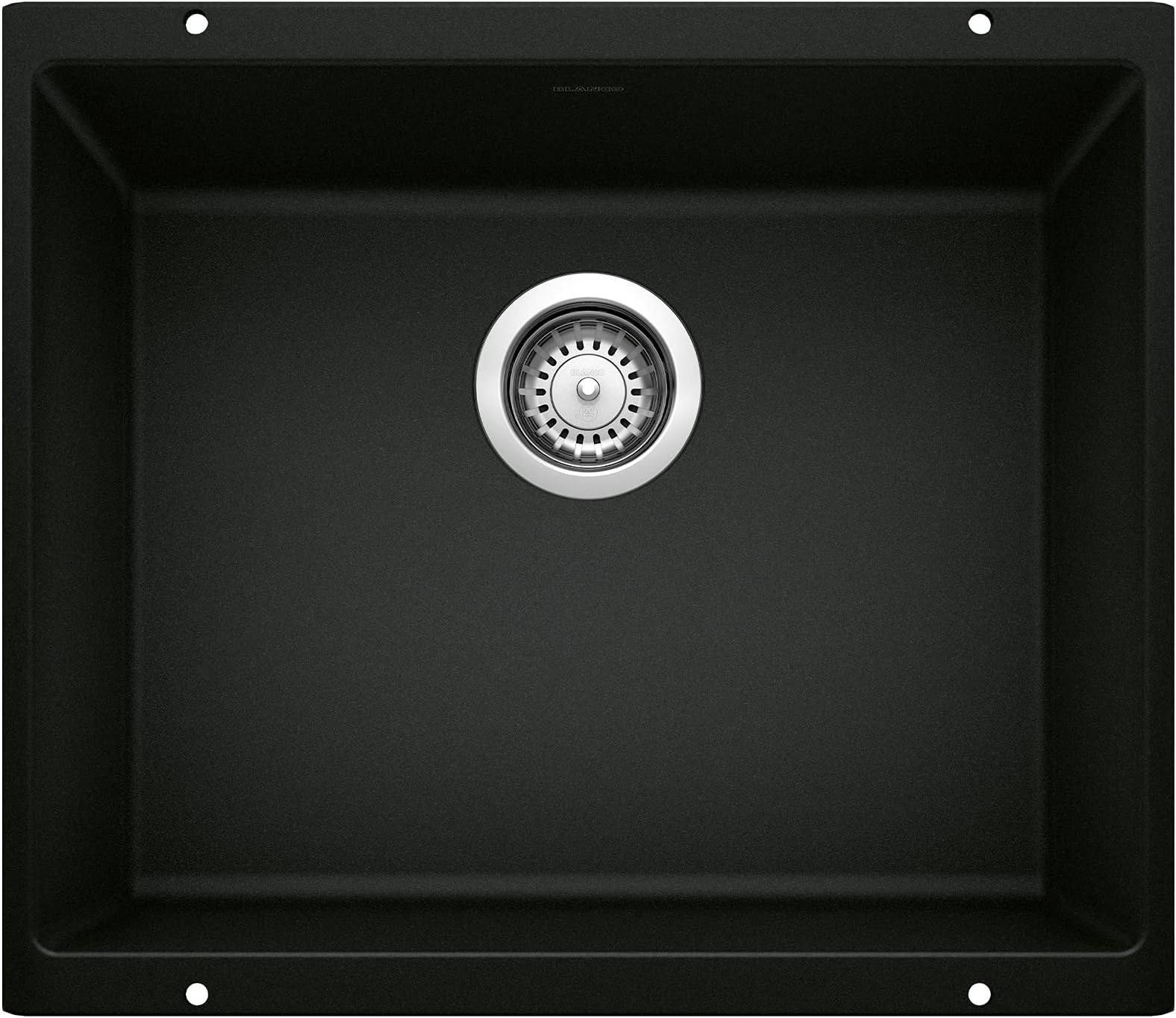 BLANCO442933 Precis 21" Kitchen Sink, Coal Black