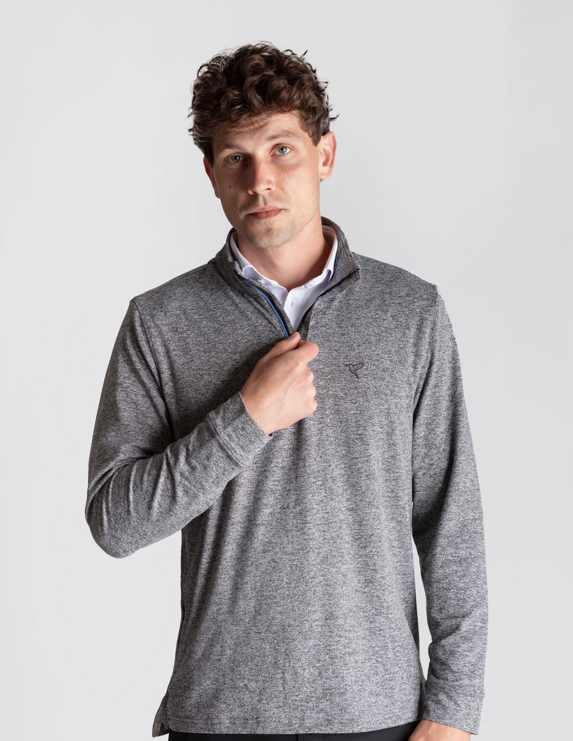 birddogs Men’s Quarter Zip Pullover | Built-in Liner, 4-Way Stretch, Wrinkle-Resistant, Tailored Fit | Work, Golf, Travel - Image 3