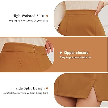 ◆ITZAVIBE◆ ISK0016 Cool Attitude Slit Skirt Brown ISK001-6 Edikted Kenzie Slit Maxi Skirt | PacSun