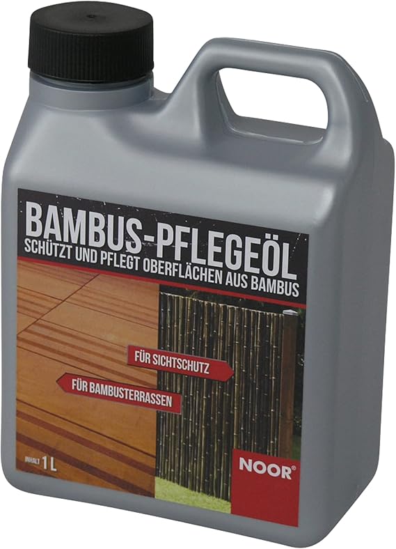 NOOR Bambus Pflegeöl 1L I BambusBehandlung ideal für Terrassenböden