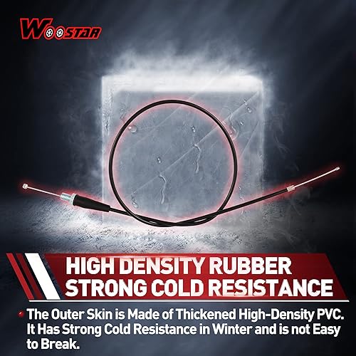 Miniatura 5 de WOOSTAR Cable de embrague de 38.2 pulgadas con ajustador de repuesto para Apollo RFZ 125cc 70cc 90cc 110cc Dirt Pit Bike