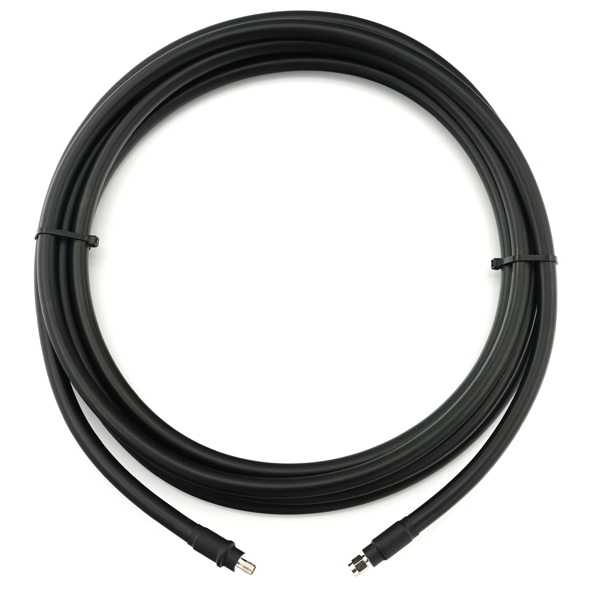 25m RP-SMA Macho a Hembra Cable Coaxial extensor – RPSMA Cable de Extensión 8D-FB Ø11.1mm Ultrabaja Pérdida – alargador para amplificador señal WIFI repetidor WIFI Router Antena adaptador