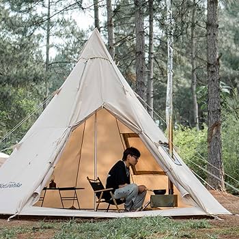 Amazon.co.jp: Naturehike ワンポールテントTC素材 コットン仕様