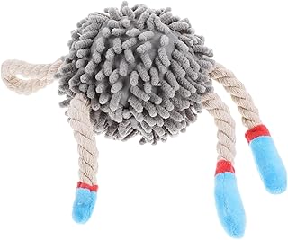 FRCOLOR Toys Toy tug of war Rope Puppy Tug Dogs Dog Squeakers Plush chew Cotton Rope Puppy Toys