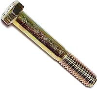 Vista 16 de 014973252137 Tornillos hexagonales gruesos de grado 8, 3/8-16 x 1 pulgada, 50 piezas