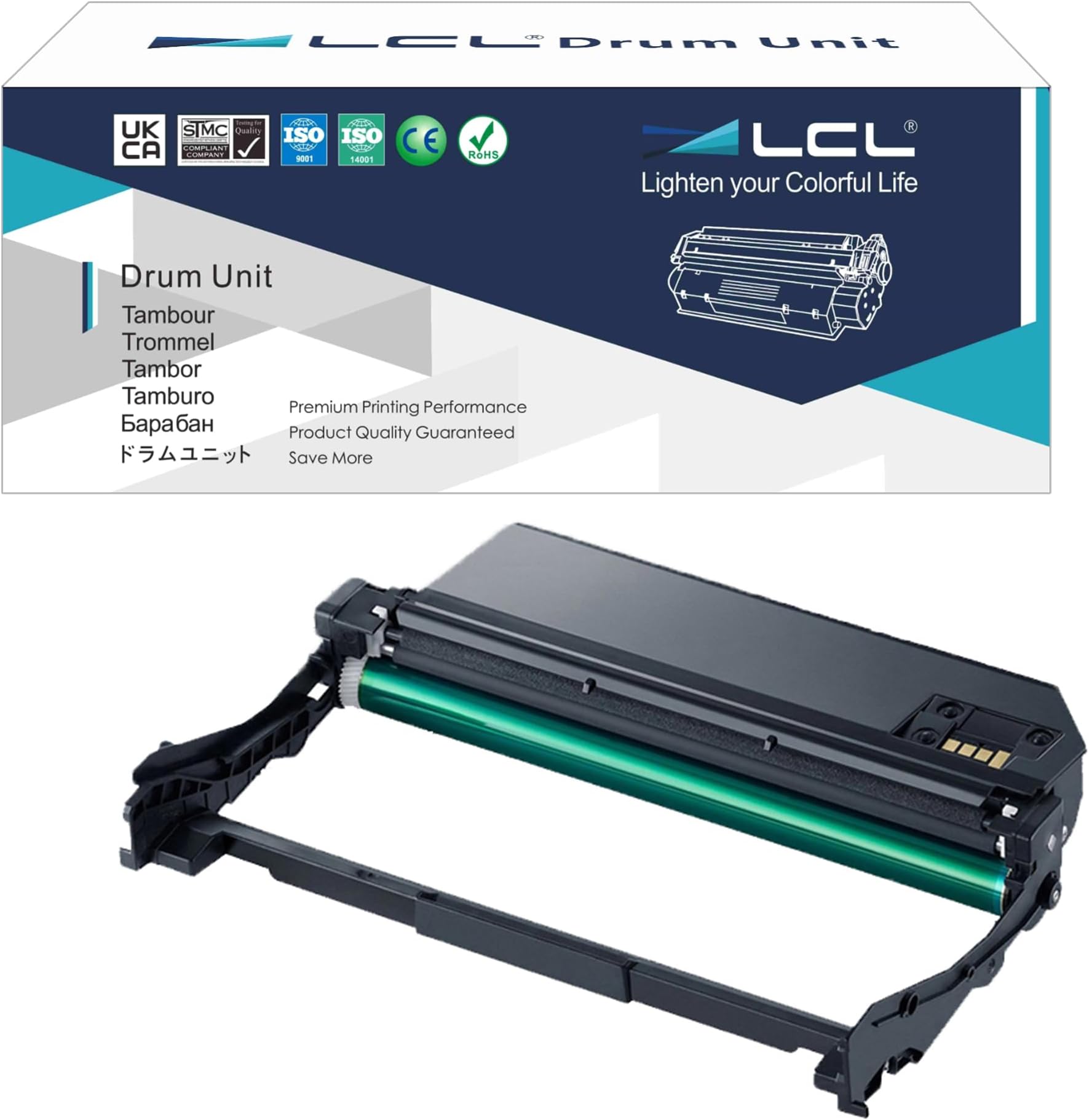 LCL Compatible Drum Unit Replacement for Samsung MLT-R116 9000 Pages for Xpress SL-M2835DW SL-M2885FW SL-M2625D M2825DW M2835DW M2885FW M2675FN M2875FD M2875FW M2625D M3065FW M3015DW Printer (1PK)