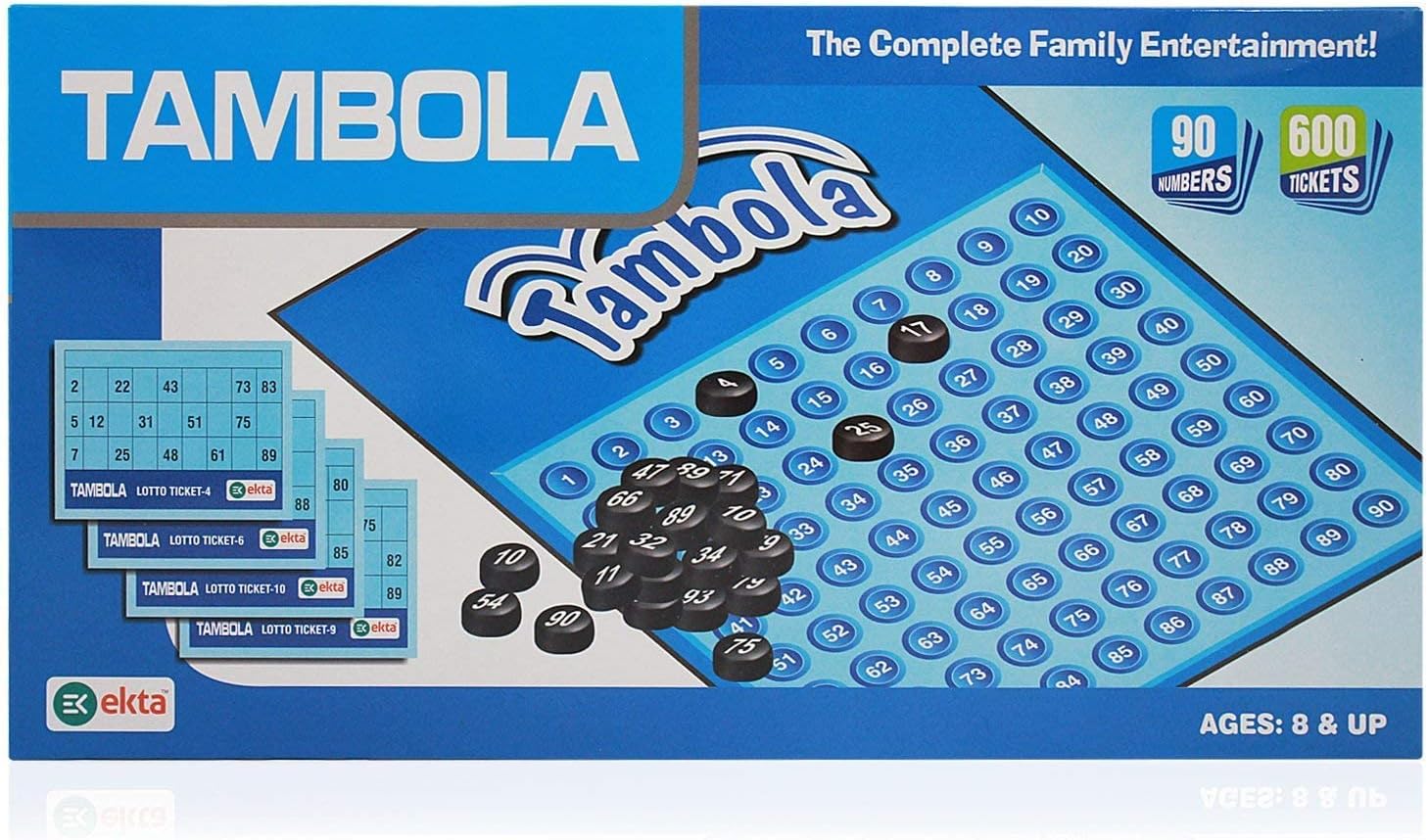 BKDT Marketing Tambola Set - 600 Housie Tickets Board Game for Kids, Pack of 1 - Kids Game - Tambola Set, Bingo Game- Festival Gifts,Diwali Gift