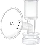 Maymom Bouclier de poitrine compatible avec les pompes mammaires Ameda (17 mm, extra-petit, 1-Piece)