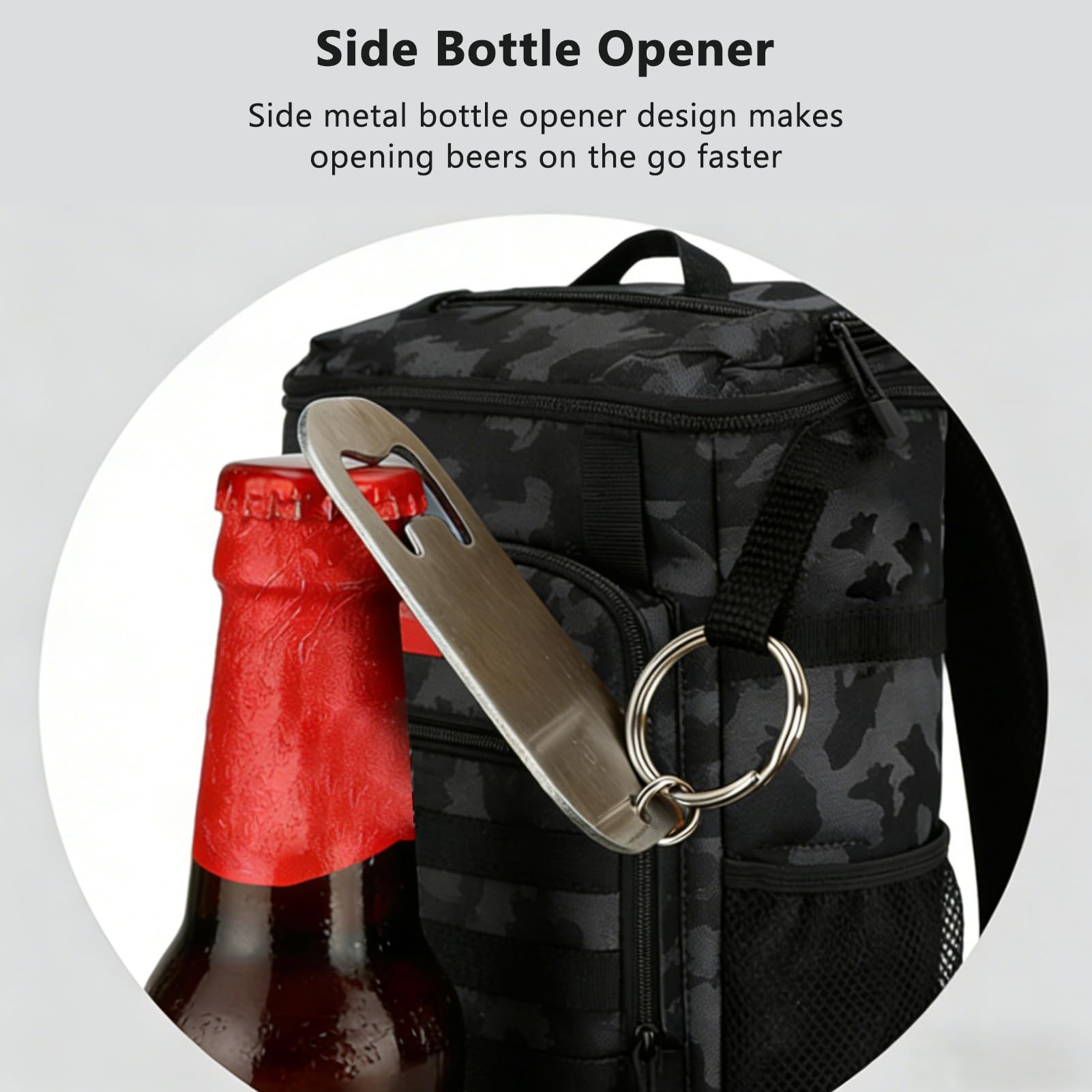 Zaino refrigerante, zaino per il pranzo da uomo, grande capacità da 36-55 l, per campeggio, escursionismo, viaggi, borsa termica a tenuta stagna con isolamento da 10 mm