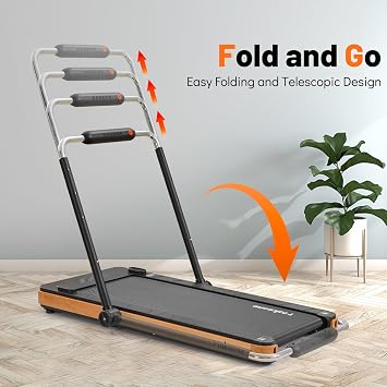 Maksone Under Desk Treadmill, Expert of Wooden Walking Pad, Walking Jogging Machine with Remote Control, Installation-Free...