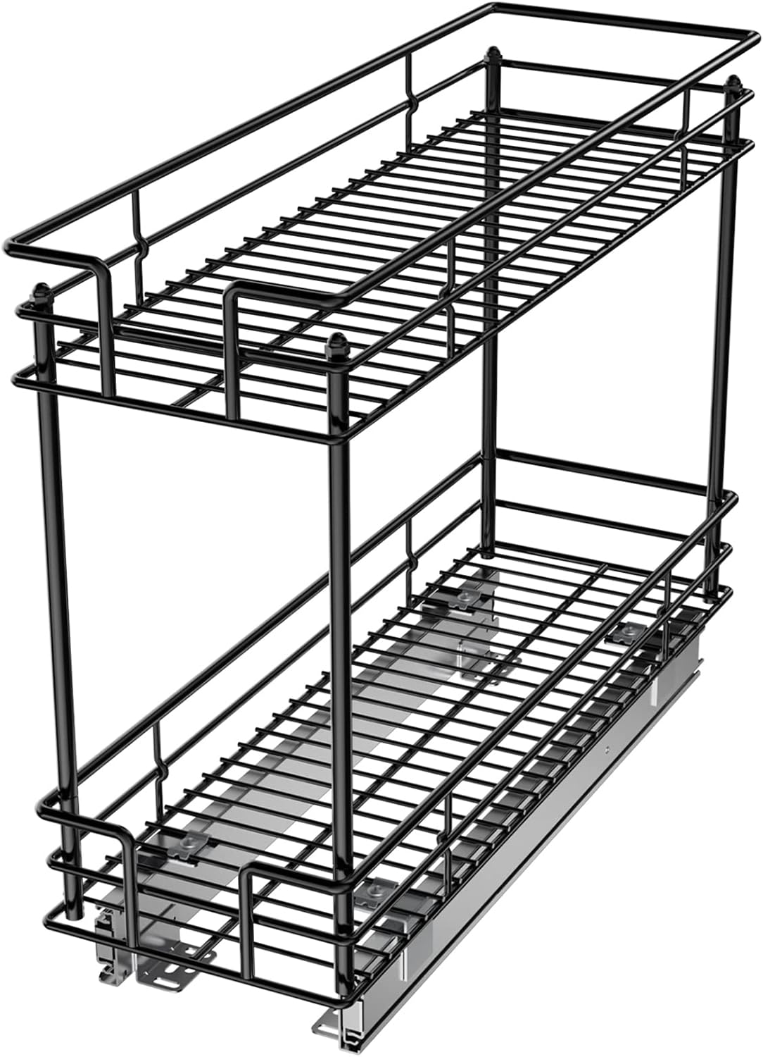 LOVMOR Pull Out Spice Rack Organizer (7" W x 21" D) Heavy Duty Slide
