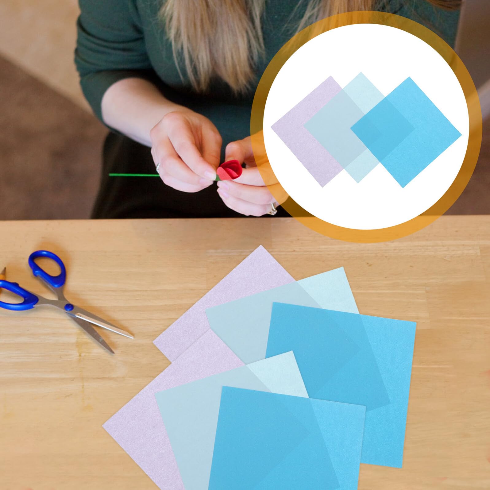 Farbiges Origami Papier für Kinder 600 Stück 15cm Quadratisch