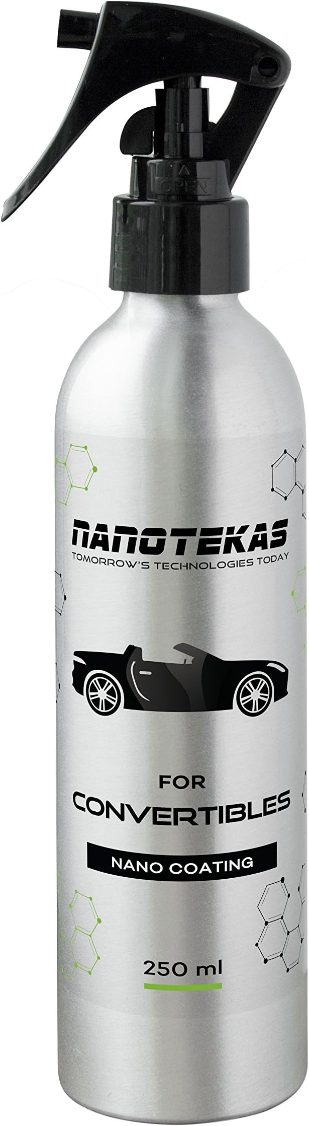 Waterproof Nano Vinyl Coating For Convertible Cabriolets (Convertibles) Roof Hydrophobic Spray 250 ml