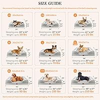 Vista 156 de Comfort Expression - Cama ortopédica para perros extragrandes, 53 x 42 pulgadas, cama impermeable y de apoyo de espuma con cojines removibles