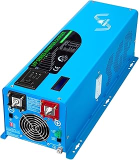 Pure Sine Wave Inverter Charger 4000W Peak 12000W DC12V to AC 120V Solar Inverters with Battery Charger Low Frequency Manufactured by SunGoldPowerCo.,Ltd (4000W 12V)