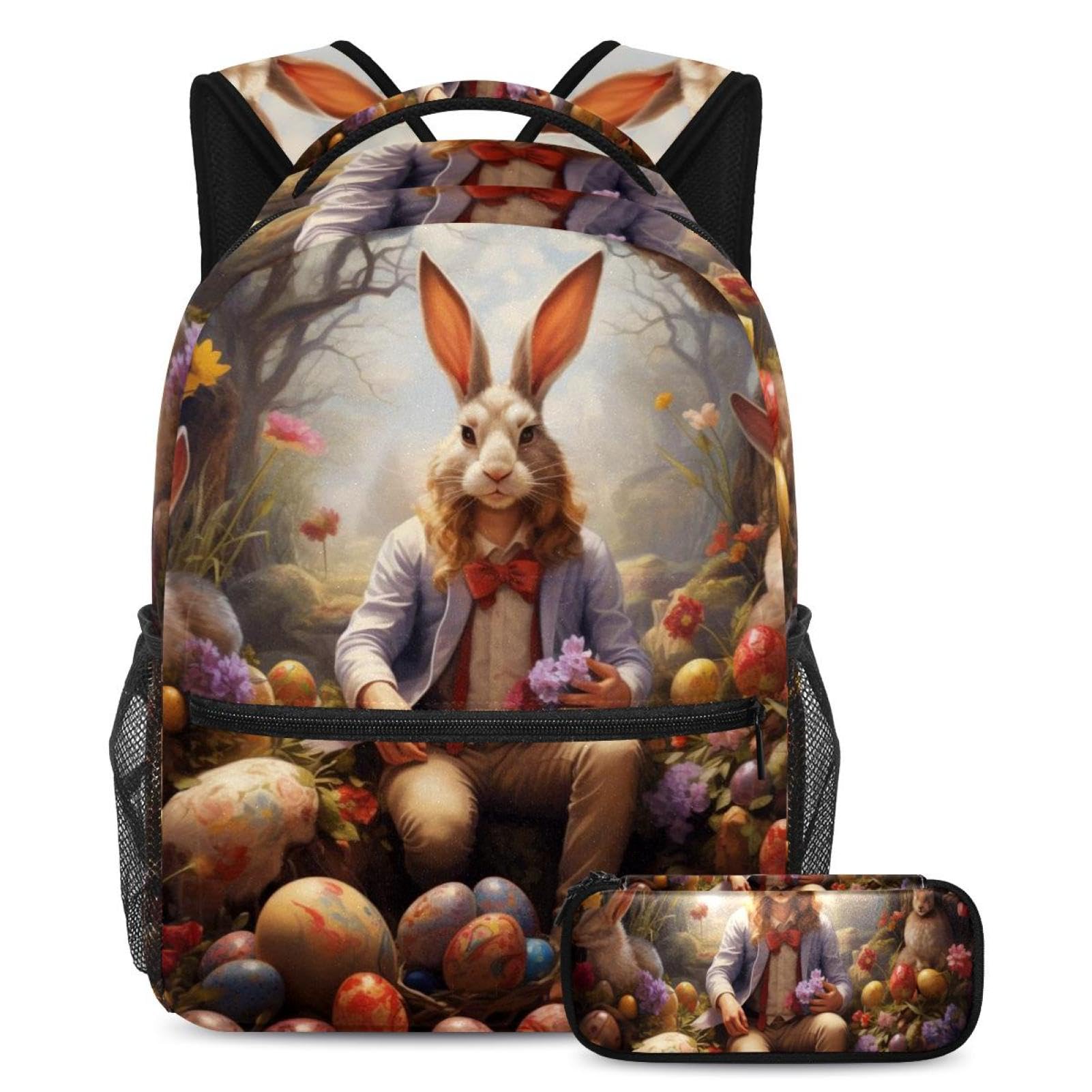 Sac à dos avec trousse à crayons durable en grand format de 40 cm - 7