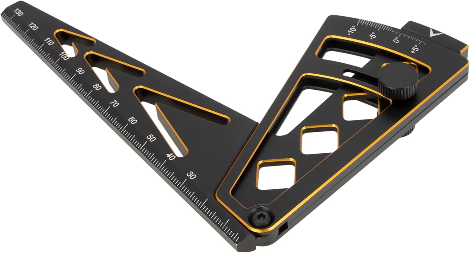 DKKY Adjustable RC Car Camber Gauge Ruler Wheel Rim Height Measuring Ruler Compatible with 1/10 1/8 1/7 RC Car Crawler
