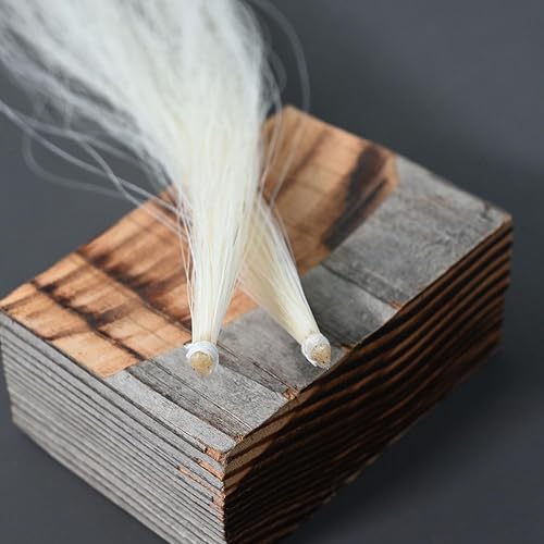 Miniatura 4 de 2 Hanks - Arco de violonchelo de 29 pulgadas de pelo natural de caballo mongol para 44 arco de violonchelo herramientas accesorios conjuntos