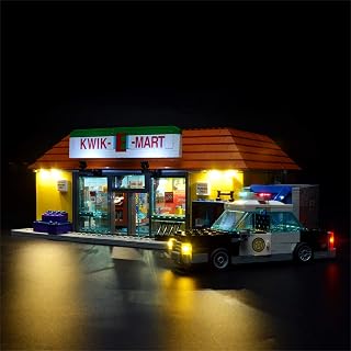 BRIKSMAX Led Lighting Kit for Simpsons- Compatible with Lego 71016 Building Blocks Model- Not Include The Lego Set