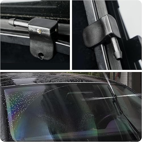 Miniatura 6 de Universal 2X limpiaparabrisas delantero brazo arandela boquilla Jet Spray Set para Renault Espace 3 para VW Crafter Smart Fortwo 0.472 in gancho