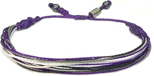 Vista 65 de Rumi Sumaq Pulseras con lazo de bandera del orgullo y el país, macramé tejida anudada a mano, cola de pez y trenzada, pulseras unisex ajustables