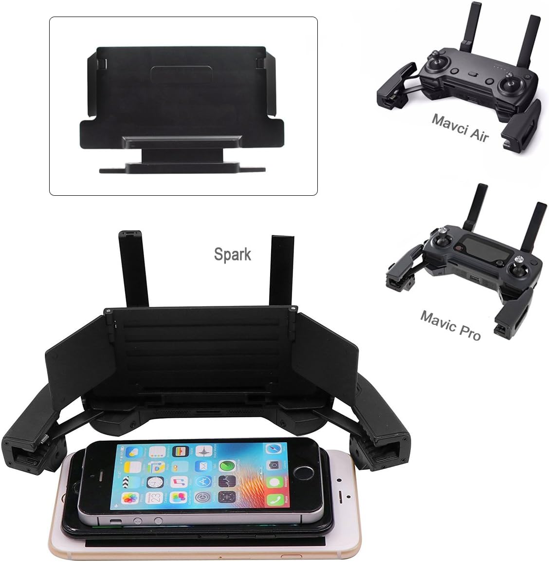 4-6 inch Smartphone Sunshade Monitor Cover for DJI Mavic Air Mavic Pro Platinum Spark Remote controller Adjustable Sun Hood