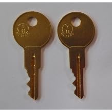 Replacement 2-Keys Cut to Key Code C254A All-Lock Utility Locks You Must Have The Letter C Before The Numbers & A Letter After The NumbersCut by Key Copy Express fit All Locks with Key Code C254A