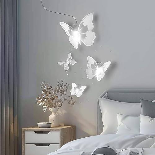 Miniatura 10 de Panel de luz electroluminiscente EL, 3.9 in x 3.9 in, lámpara de papel cortable para decoracióncosplayadvertencia, 3 modos brillo constante,