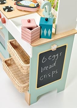 Tender Leaf Toys - Mini Chef Kitchen Range- Develops Social, Creative and Imaginative Skills, Gender-Neutral for Age 3+