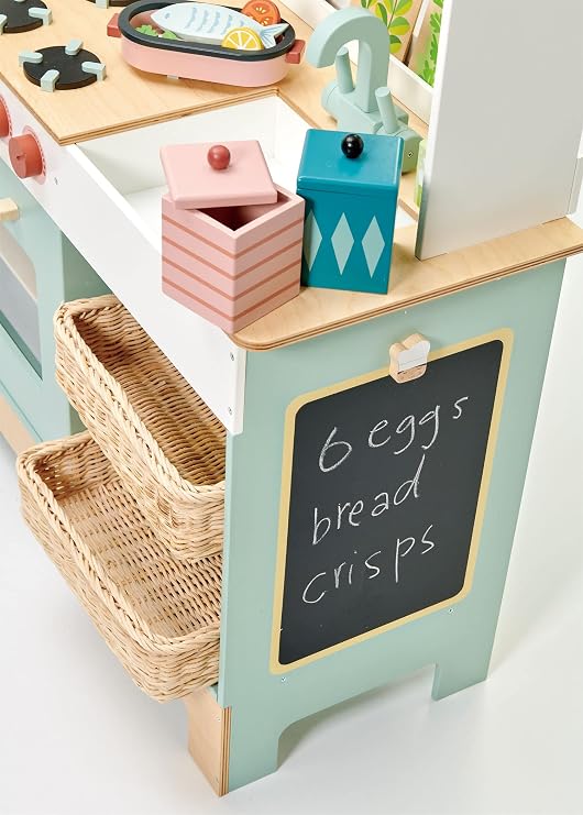 Tender Leaf Toys - Mini Chef Kitchen Range- Develops Social, Creative and Imaginative Skills, Gender-Neutral for Age 3+