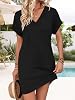 Vestido midi casual de verano para mujer WIHOLL, tipo camiseta, para playa y vacaciones 5