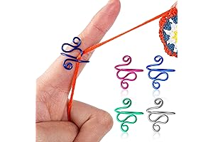Hoolerry Yarn Tension Rings for Crocheting 4 Pcs