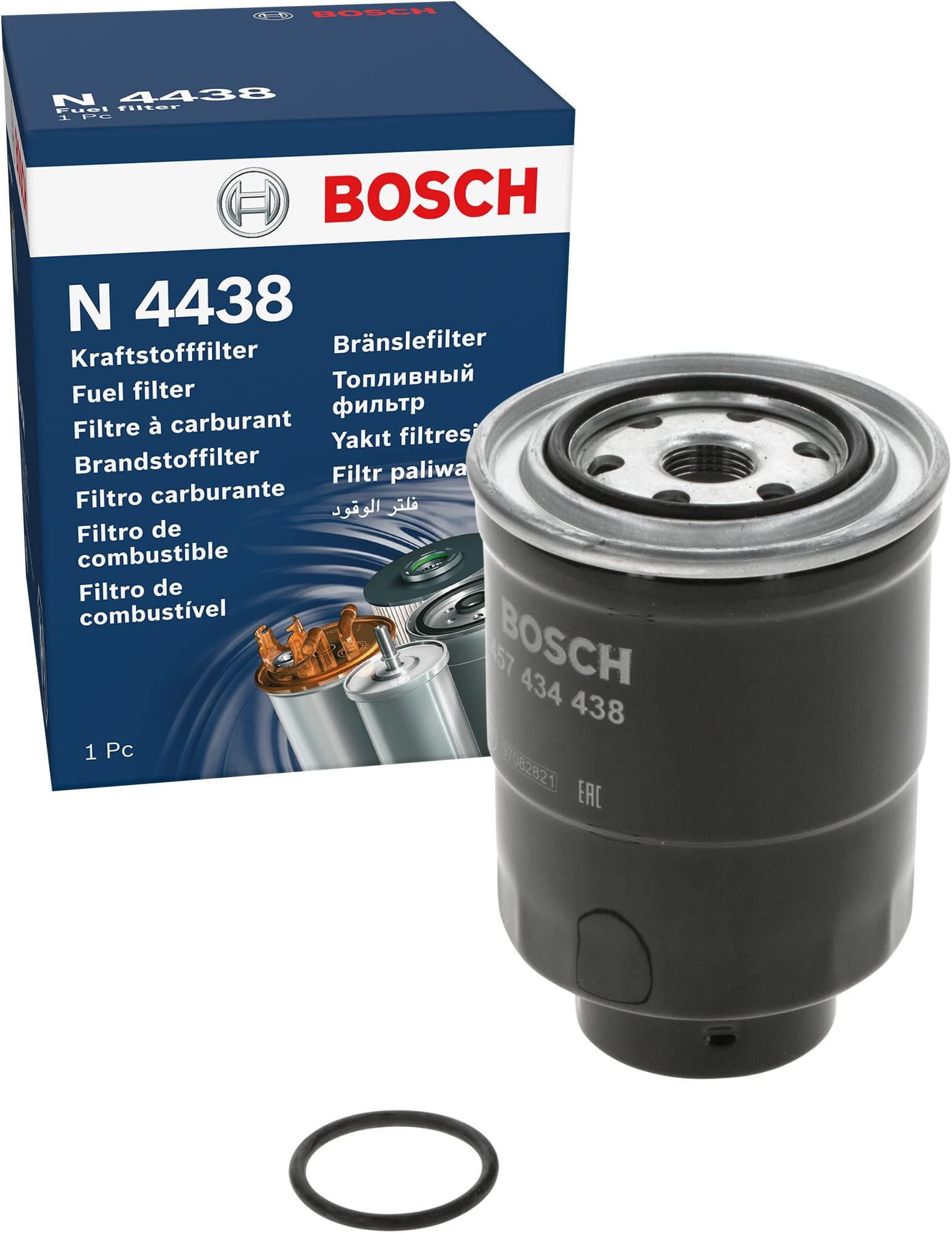 N4438 Car Diesel Filter - Separates Particles and Water from Fuel - Protects the Injection System
