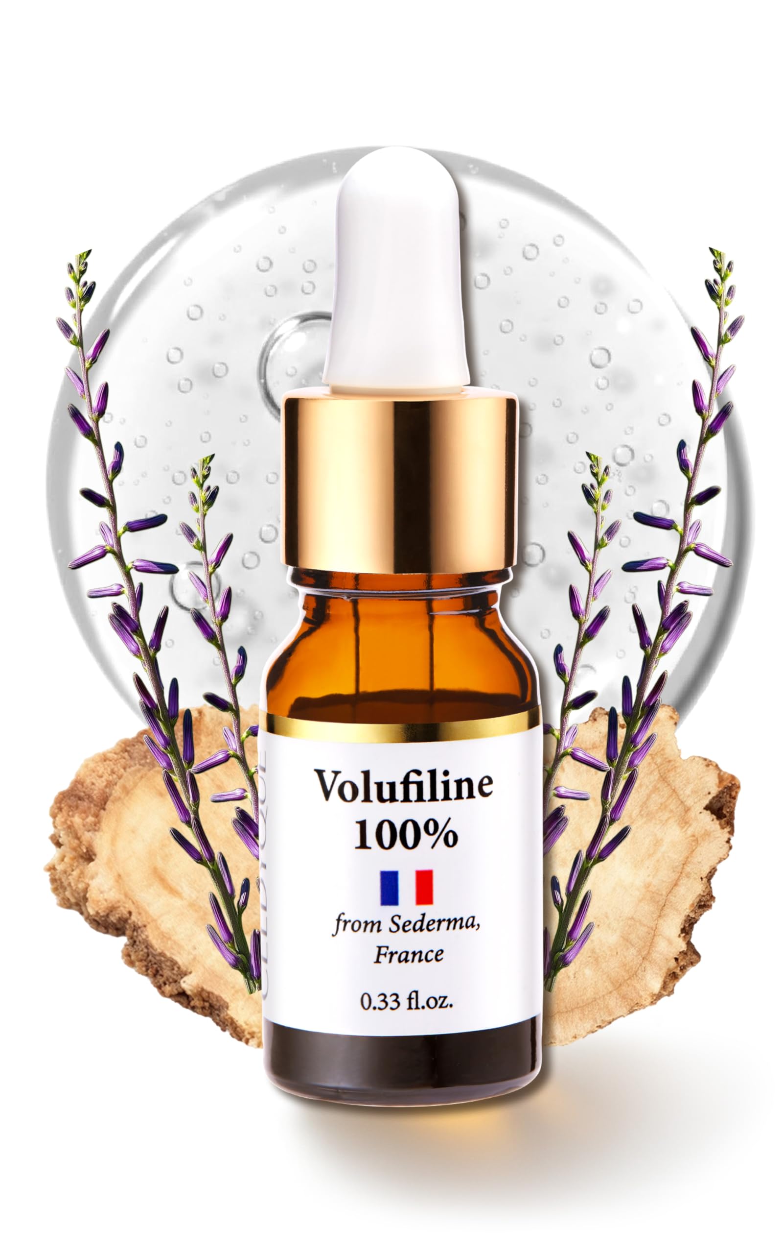100% Pure Volufiline Concentrate Mix-in Serum - Skin Firming Solution & Clinically Proven | Anti-Wrinkle, Enhances Facial Contours, Boosts Collagen for Sagging Mature Skin Korean Skincare