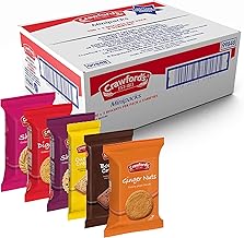 Crawford's Assorted Mini Biscuit Packs, 6 Classic Varieties, Individually Wrapped, 30 g (Pack of 100)