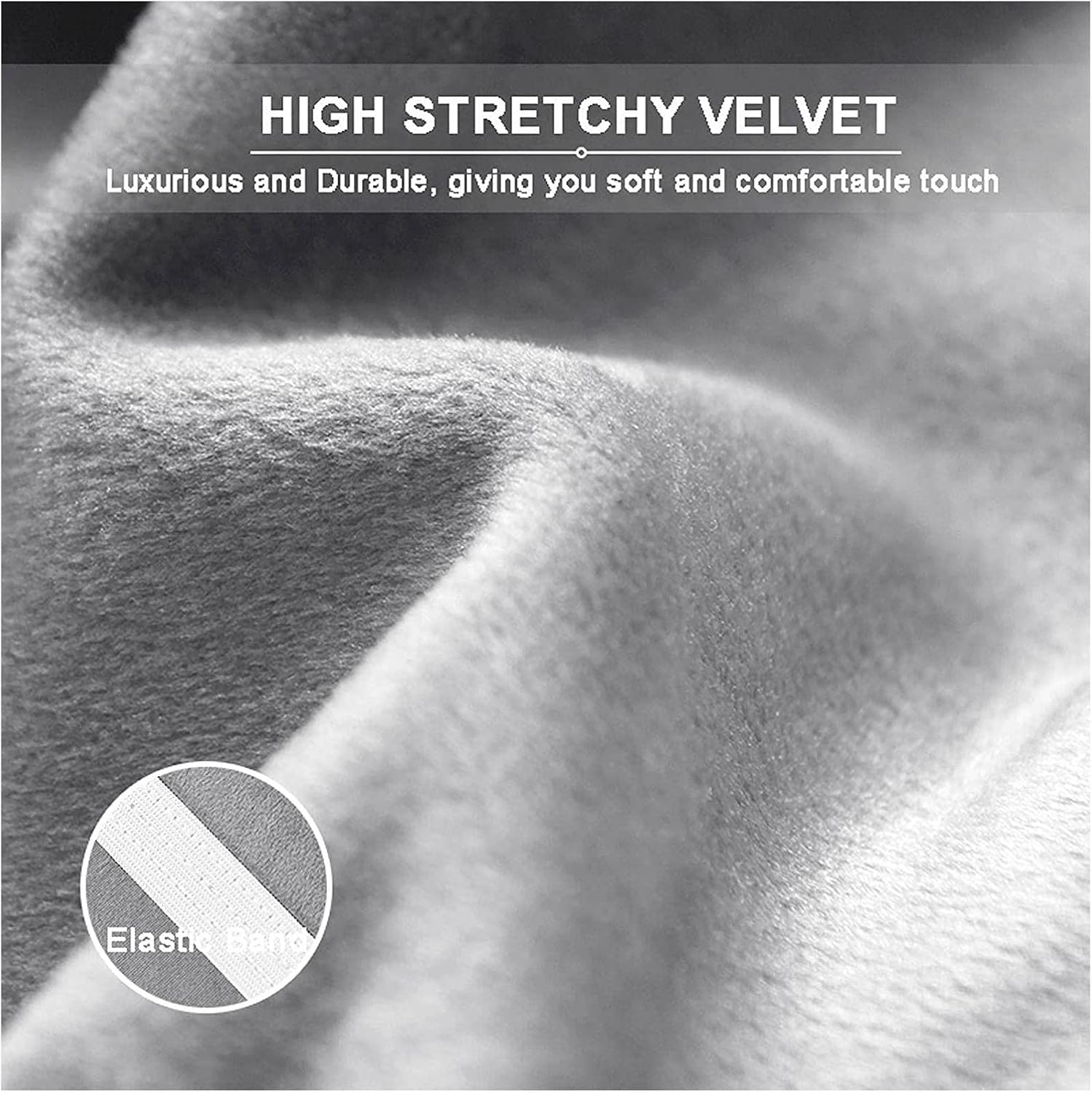 Konsilsa Velvet Recliner Chair Sofa Covers, 1 Piece Soft Recliner slipcover Sofa Slipcover Furniture Protector Recliner Chair Cover ​Armchair Cover Suitable for Recliner Armchair (Color : Light Gray)