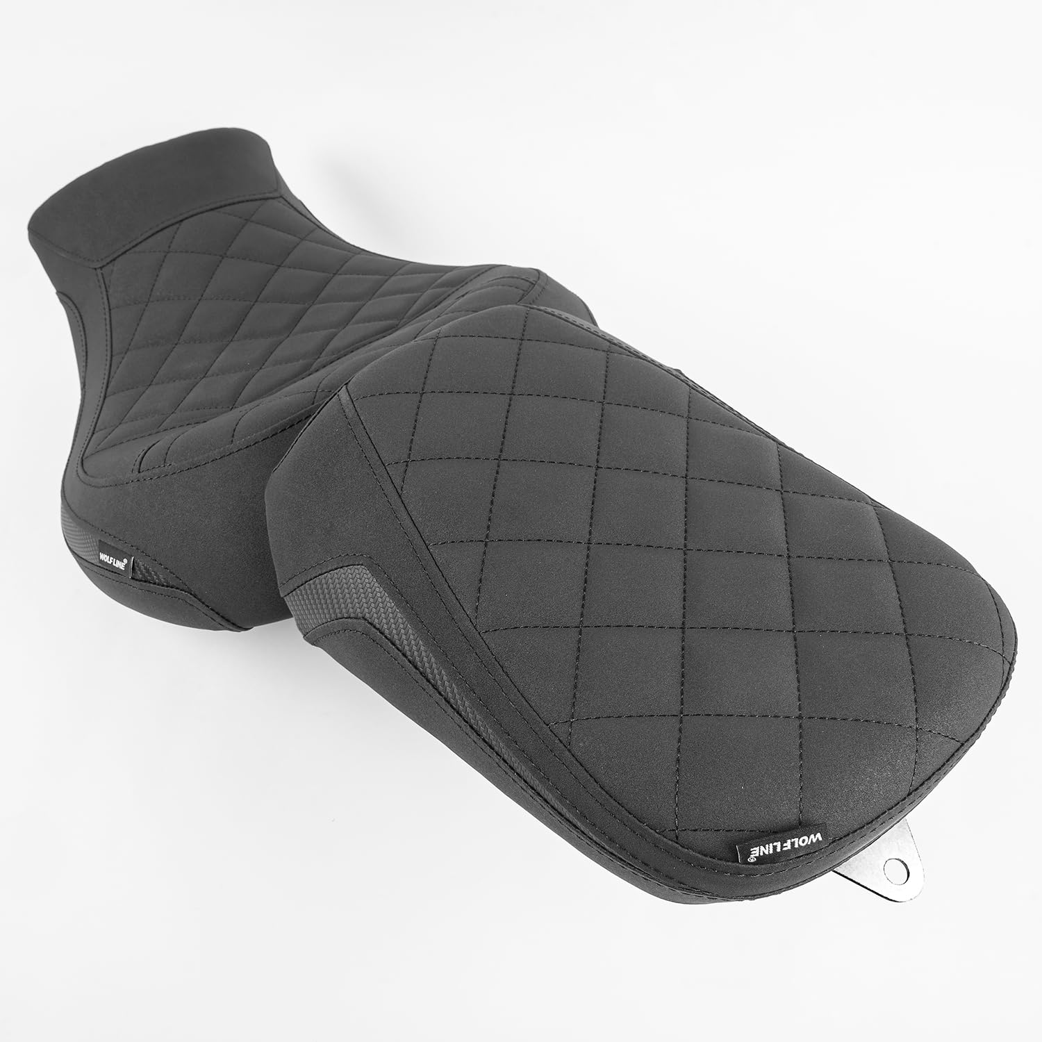 Sièges complet pour Vulcan S 650 EN650 VN650 2015-2024 2025 2026 Moto Avant et Arrière Conducteur Passager Coussin de Selle - Noir