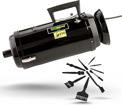 METROVAC DataVac ESD Vacuum DV-3-ESD1V Bundle with ESD Cleaning Kit - Set of 10 Brushes