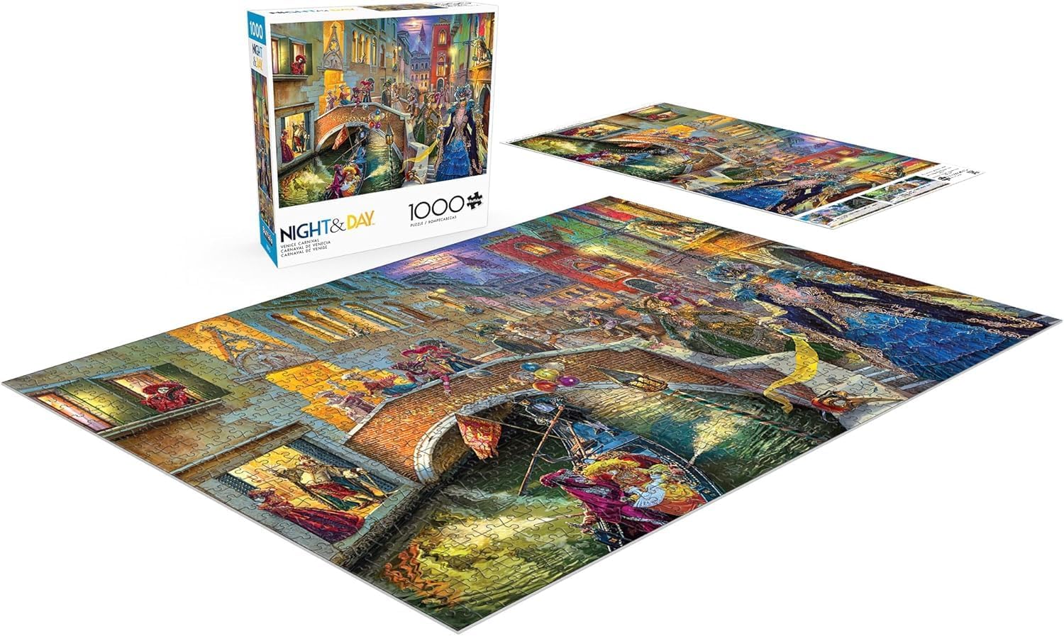Buffalo Games - Image World - Venice Carnival - 1000 Piece Jigsaw Puzzle for Adults -Challenging Puzzle Perfect for Game Nights - Finished Size is 26.75 x 19.75