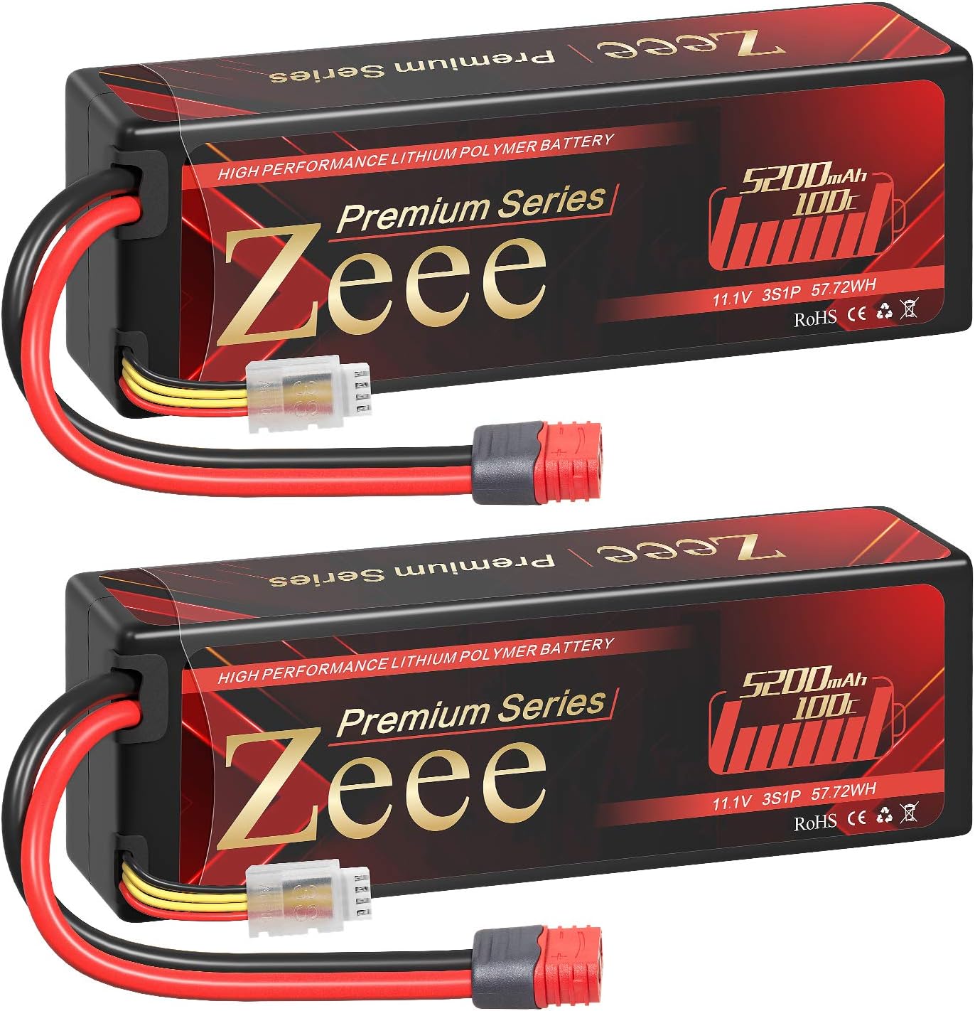 Amazon Zeee Premium Series 3S リポバッテリー ラジコンバッテリー 11.1V 100C 5200mAh T