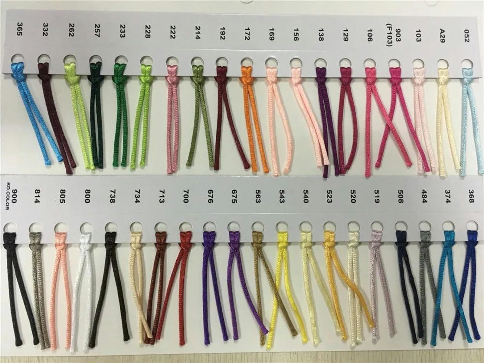2 mm 10-225 metros/rollo Nudo chino Cordón de satén Trenzado Seda Macramé Cuerda Hilo Alambre DIY Pulseras Fabricación Hallazgos Abalorios-Rojo azul 374-250 yardas rollo