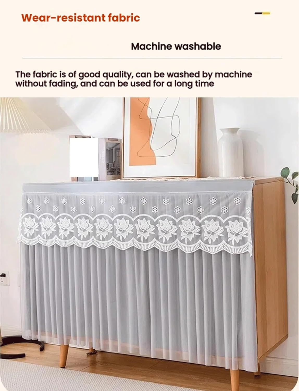 スライド式クローゼットカーテン、ワードローブスライドレール付きオープンシェルフ/キャビネット用カスタムメイドカーテン、キッチン用シン