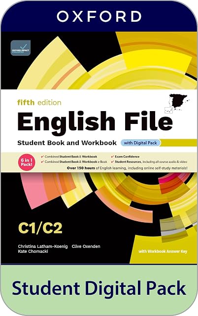 Portada de English File 5th Edition C1-C2. Student's Book and Workbook and digital with Key Pack