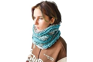 Hooded Scarf for Women: Colorful, Chunky, and Cozy