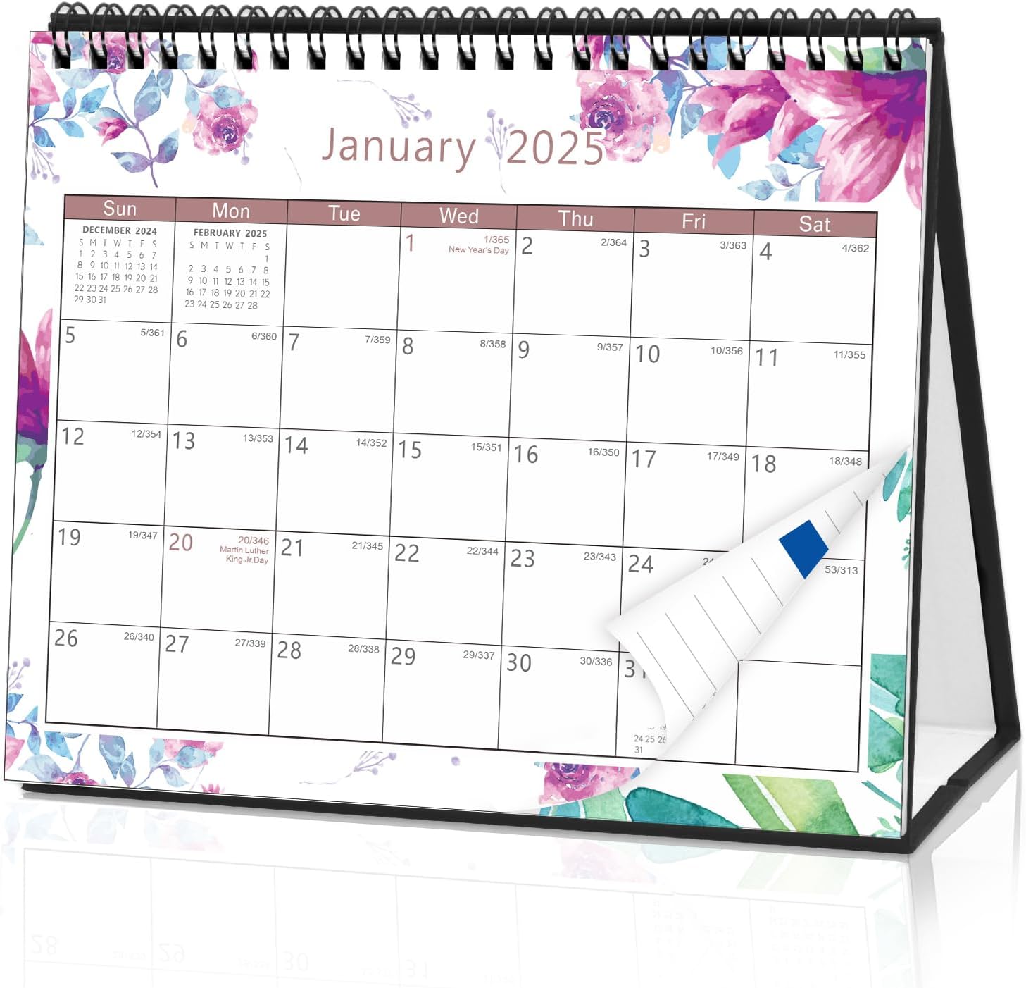 Snapklik.co : 2025 Desk Calendar - Standing Flip Desktop Calendar 2025 - View #10