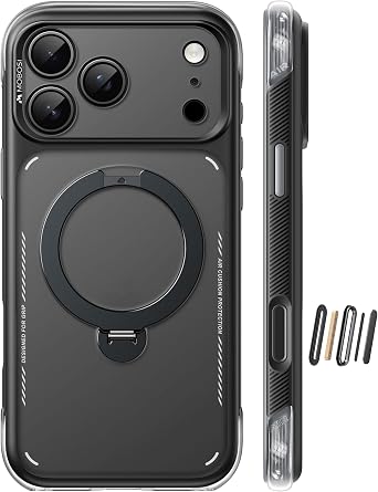 AirCradle for iPhone 18 Pro Max Case / 17 Pro Max Case, 360 Magnetic Stand